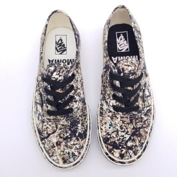 Vans Shoes - Vans Authentic Moma Jackson Pollock Women  Skate Shoes Camo Gf 112025